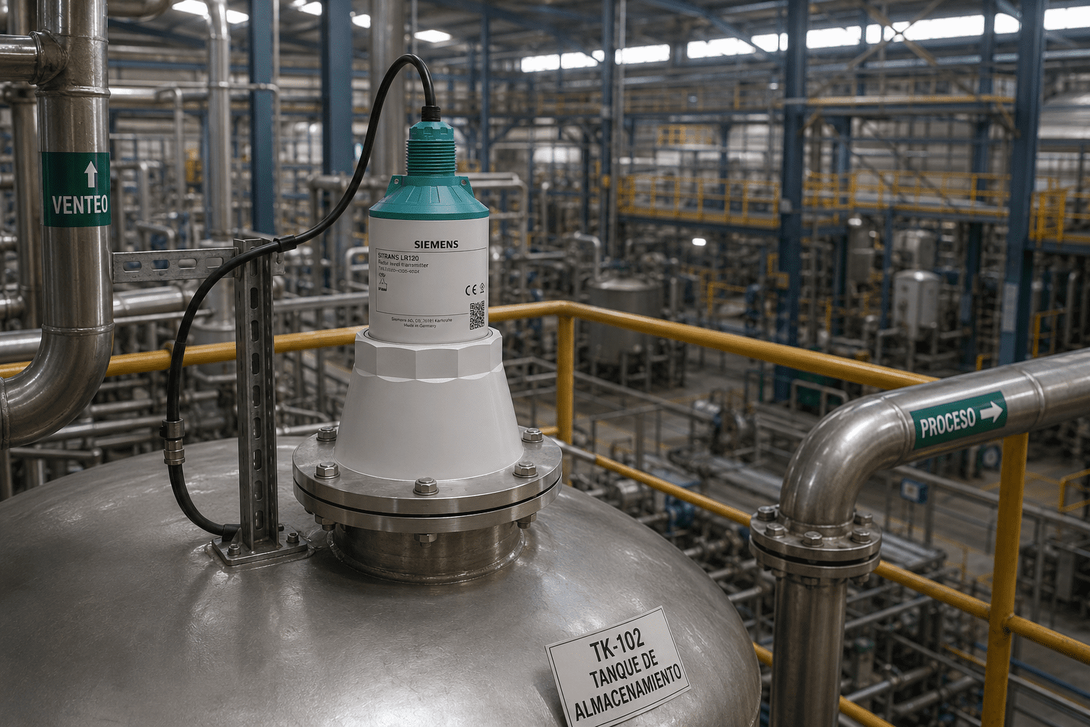 Transmisor de nivel radar LR120 Siemens