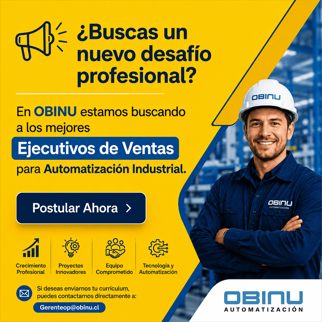 Trabaja con Nosotros - Obinu